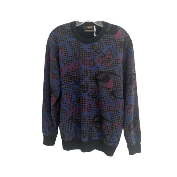 GDC Other - NWT Men Crew Neck Long Sleeve Knit Sweater Sz M/L